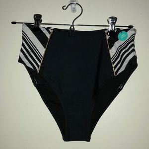 High waist swim bottoms